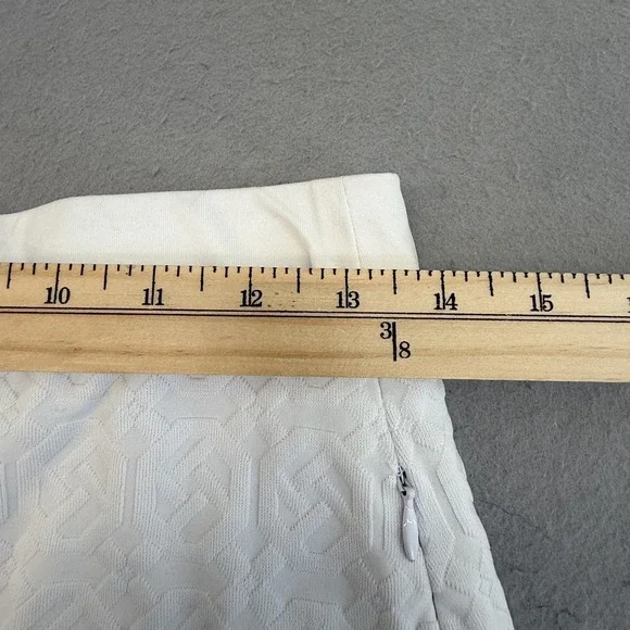 J McLaughlin Skort Lot 2 S Pleated Hem Stretch Golf Tennis Skirt Pink + White - Picture 9 of 16